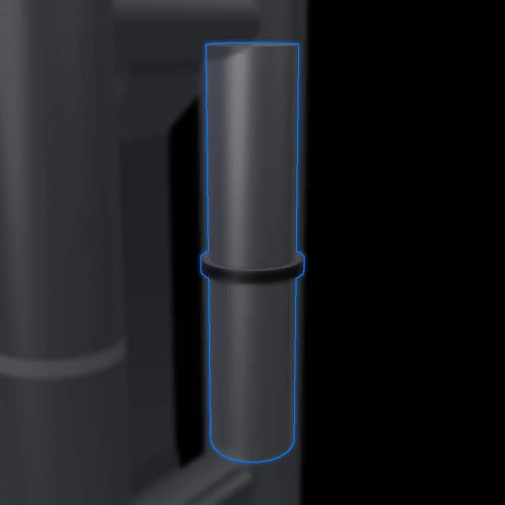 ABS Center Frame Connector on the SP140 3D model