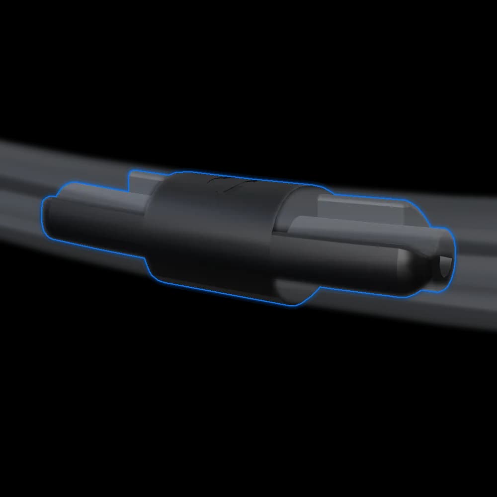 Hoop Connector - SP140 V2.0–V2.5 Frame on the SP140 3D model