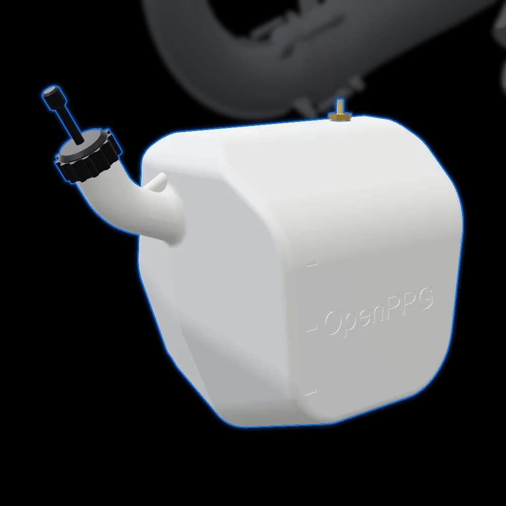 Ice Fuel Tank V2.0–V2.5 Frame on the SP140 3D model