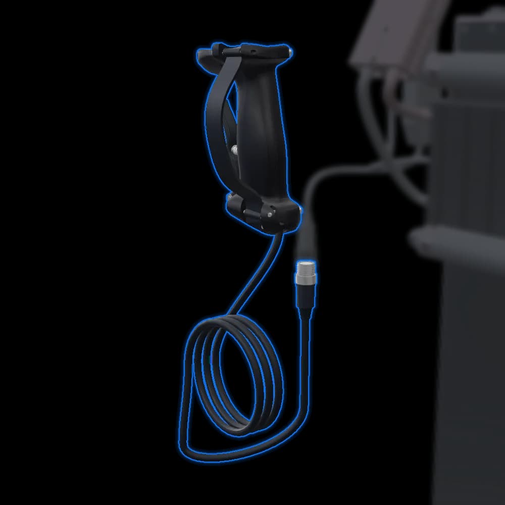 Throttle Hand Controller - SP140 V2.5 on the SP140 3D model