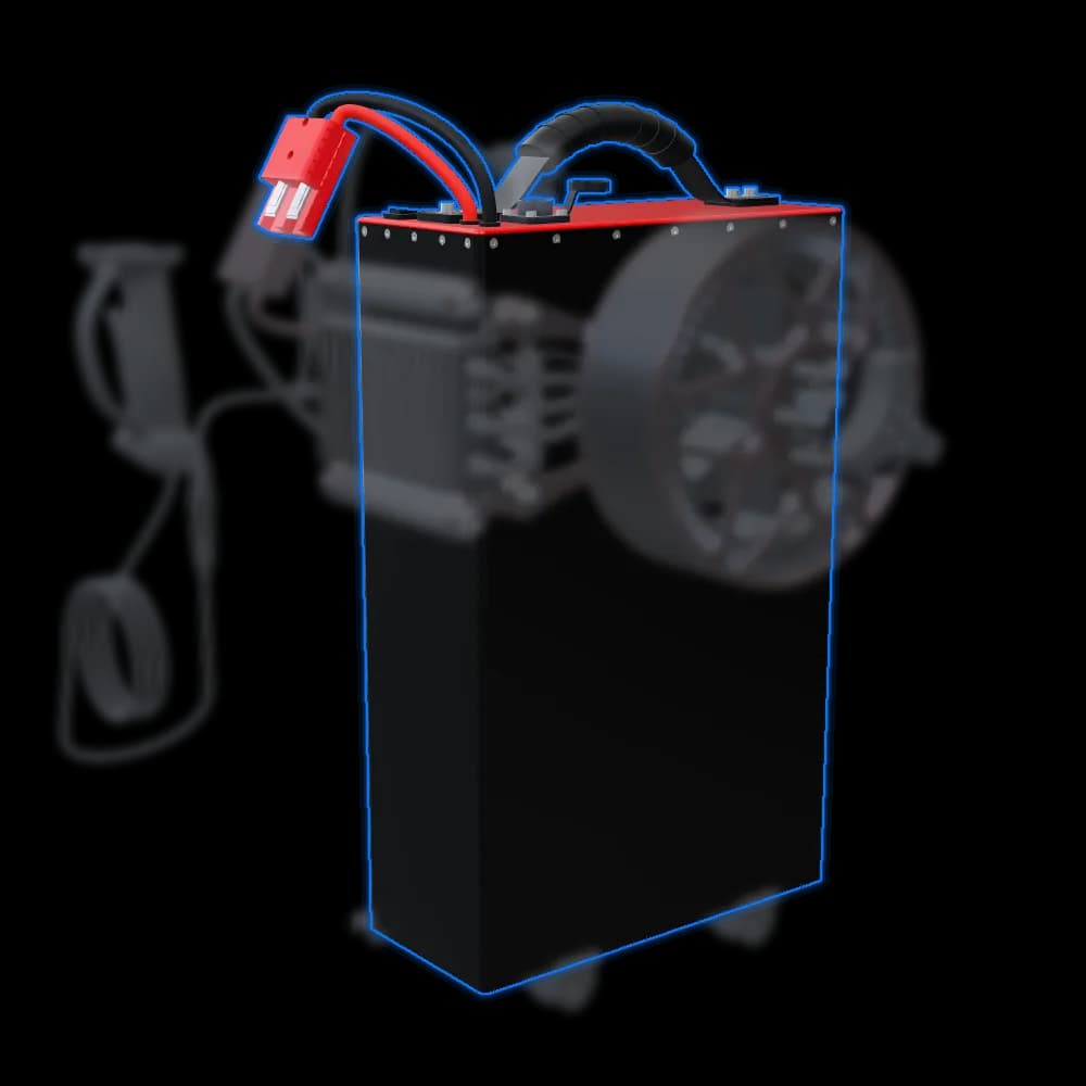 SP140 V2.5 Battery on the SP140 3D model