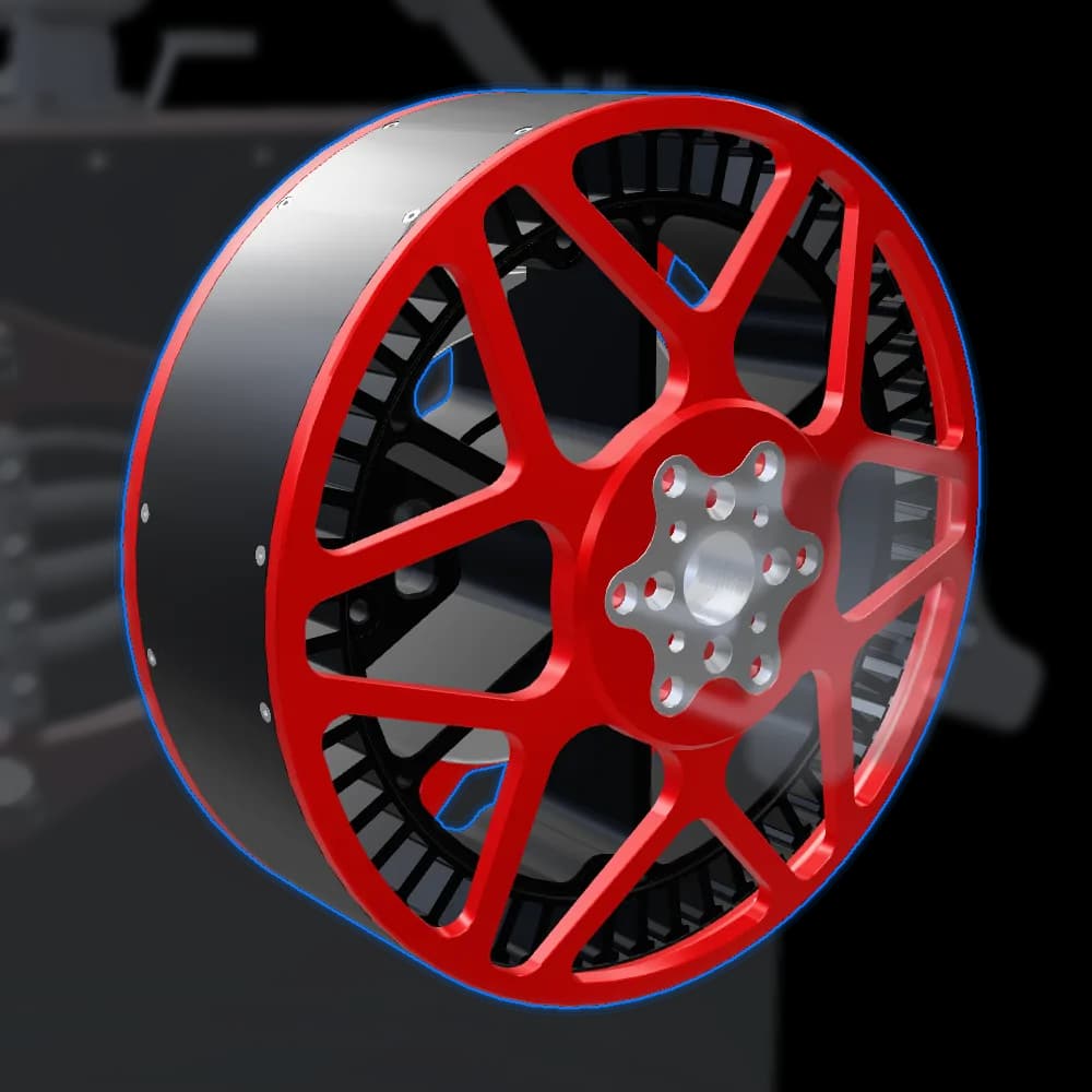SP140 V2.0 – Electric Motor on the SP140 3D model