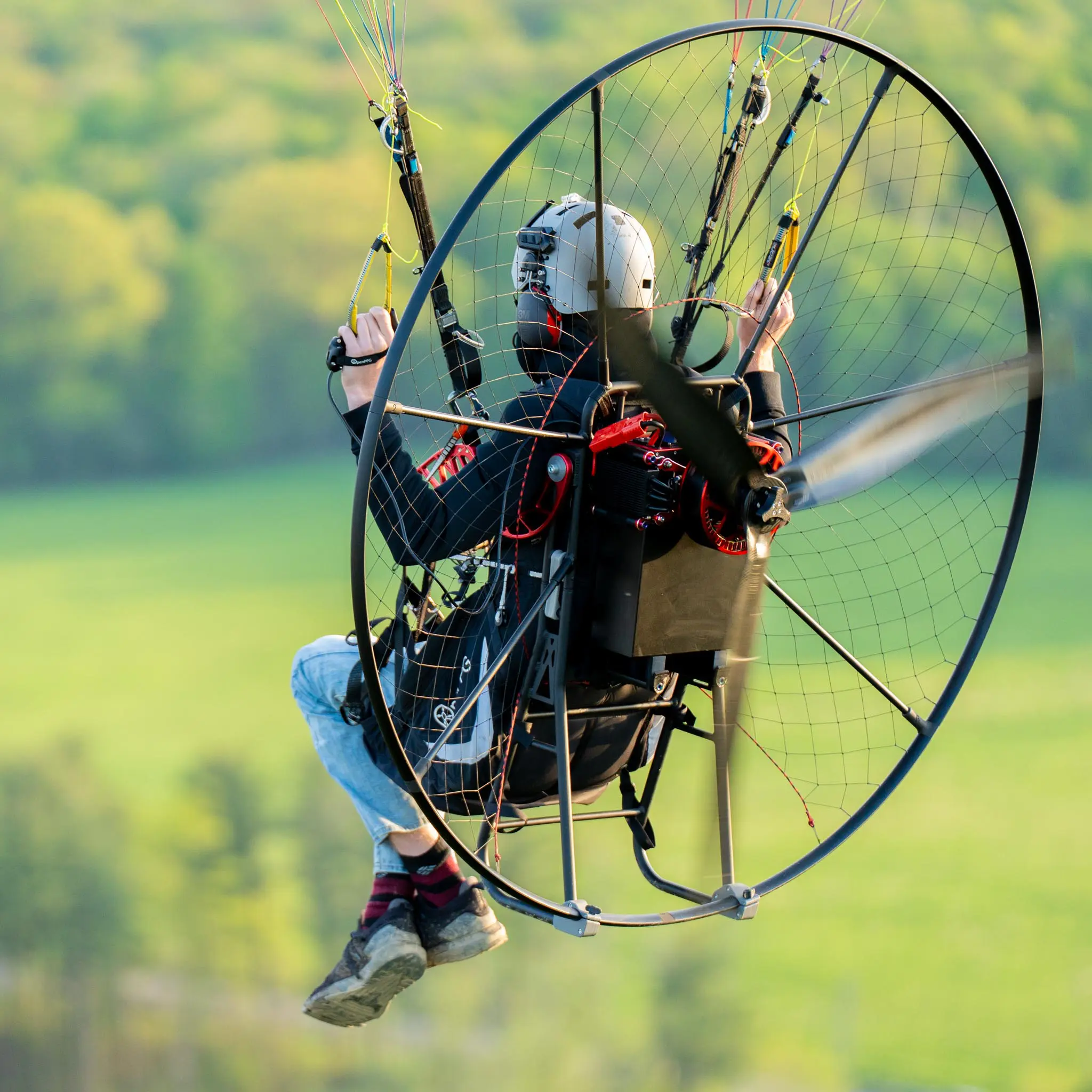 A calm cruise — electric flight